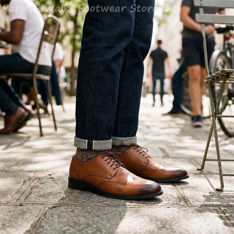 Men Brogue Derby Shoes Formal  - Men'S Shoes Brogues recension och pris