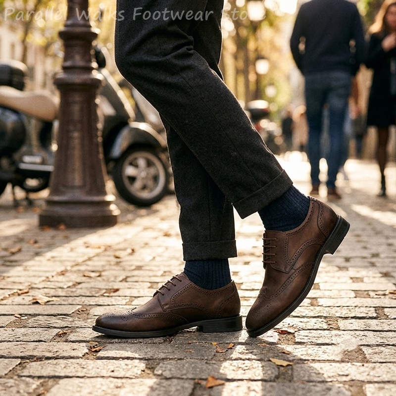 Men Brogue Derby Shoes Formal  - Men'S Shoes Brogues recension och pris