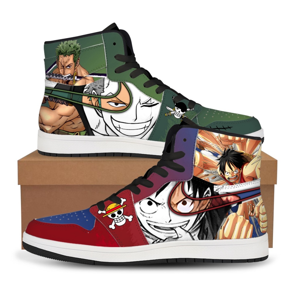 One Piece Anime Luffy Roronoa  - Men'S Shoes Good For Running recension och pris