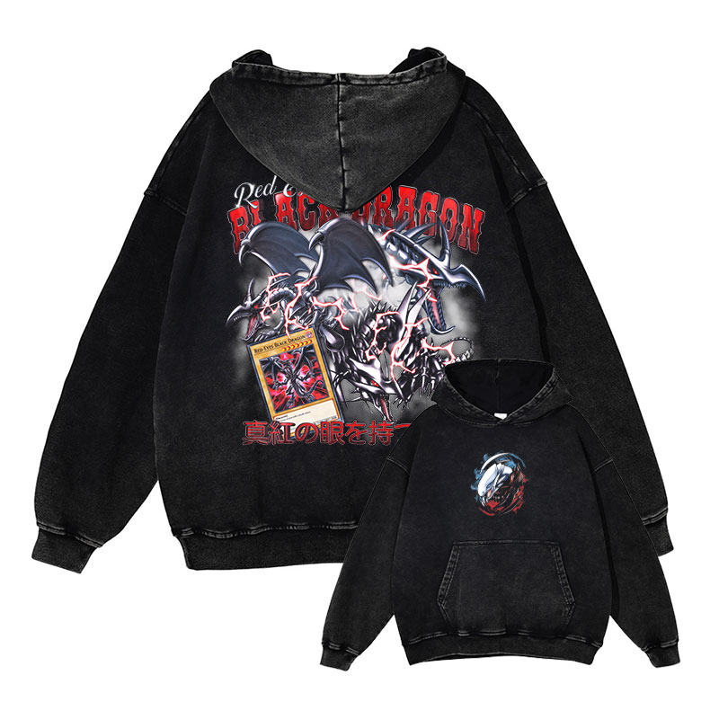 Yu Gi Oh Hoodies Blue Eyes Dra - Men Shoes Xxl recension och pris