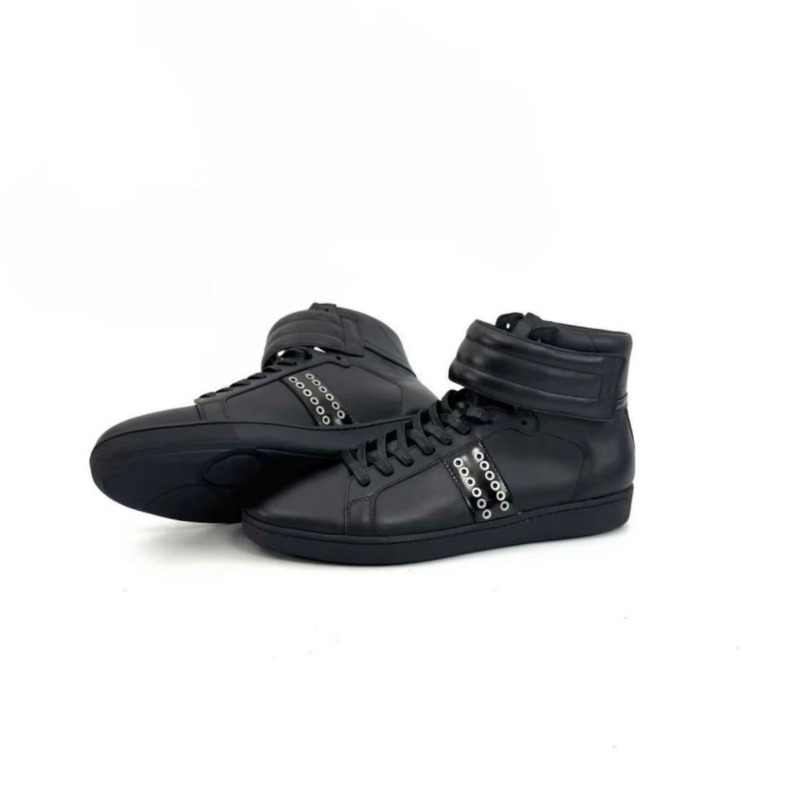 Men Genuine Leather High‑top S - Men Shoes White Colour recension och pris