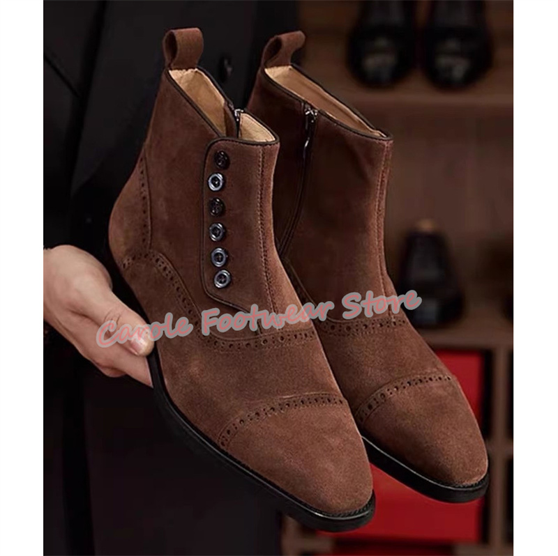 British Style Carving Genuine  - Men'S Shoes Brogues recension och pris