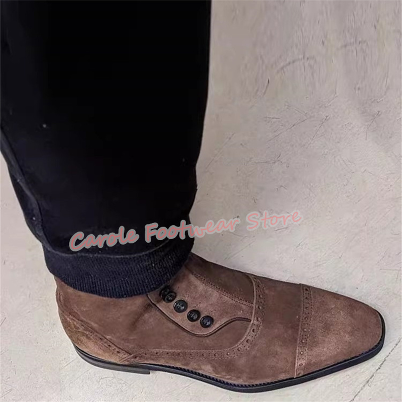 British Style Carving Genuine  - Men'S Shoes Brogues recension och pris