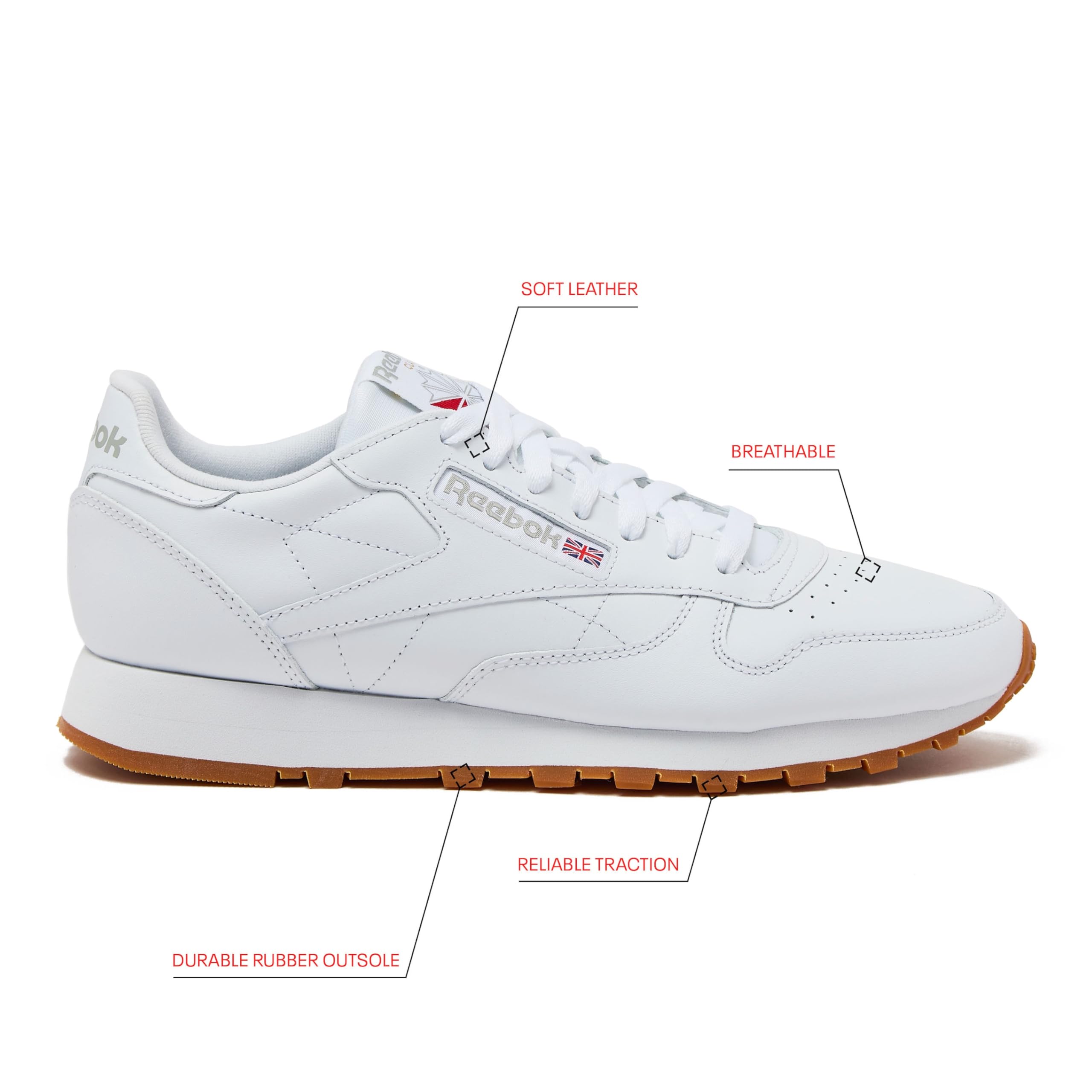 Reebok Classic Leather Sneaker - Men Shoes Reebok recension och pris