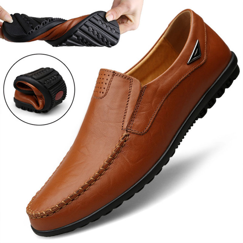 Genuine Leather Men Casual Sho - Men Shoes Elegant recension och pris