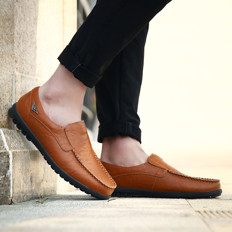 Genuine Leather Men Casual Sho - Men Shoes Elegant recension och pris