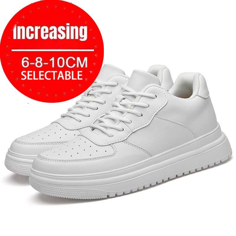 Sneakers Man Elevator Shoes He - Men Shoes White Colour recension och pris