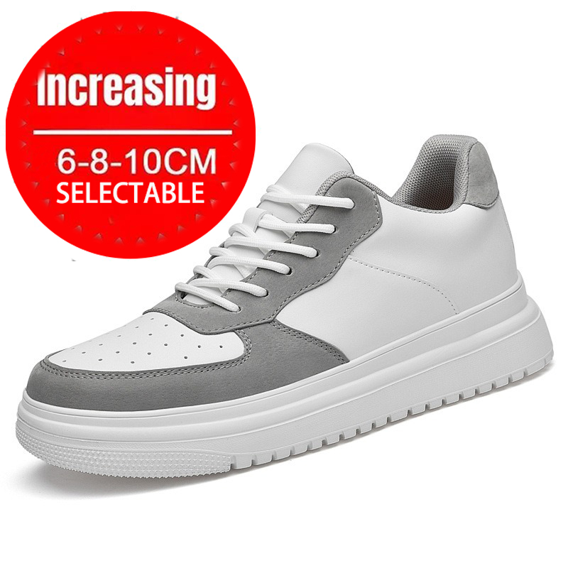 Sneakers Man Elevator Shoes He - Men Shoes White Colour recension och pris