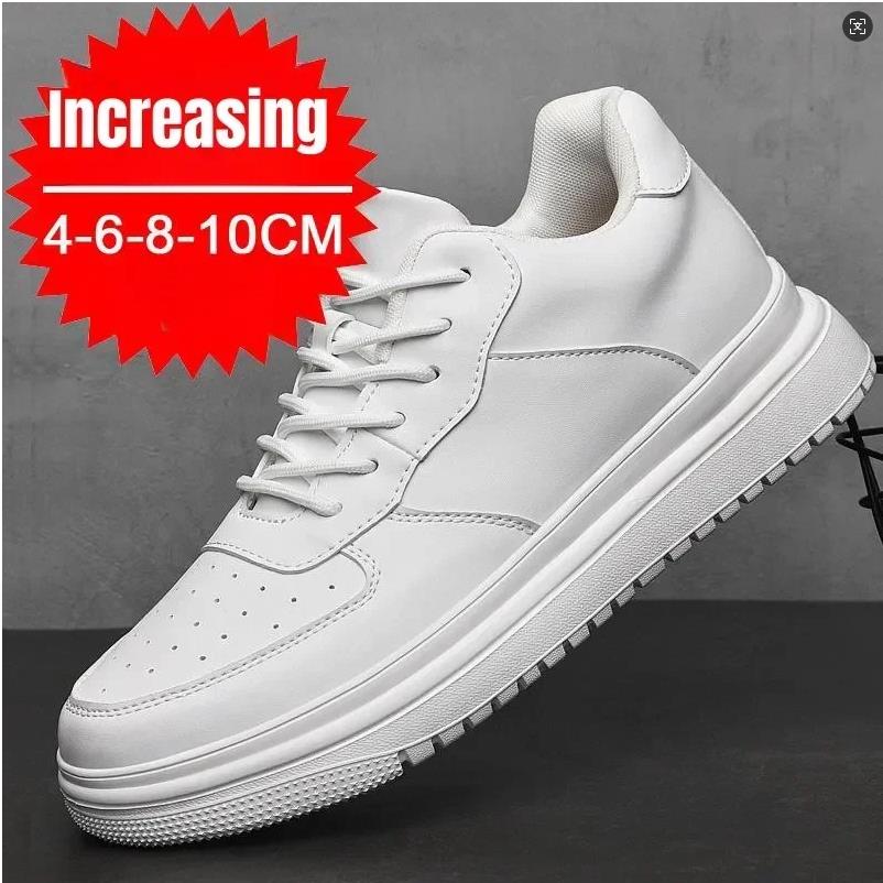 Sneakers Man Elevator Shoes He - Men Shoes White Colour recension och pris